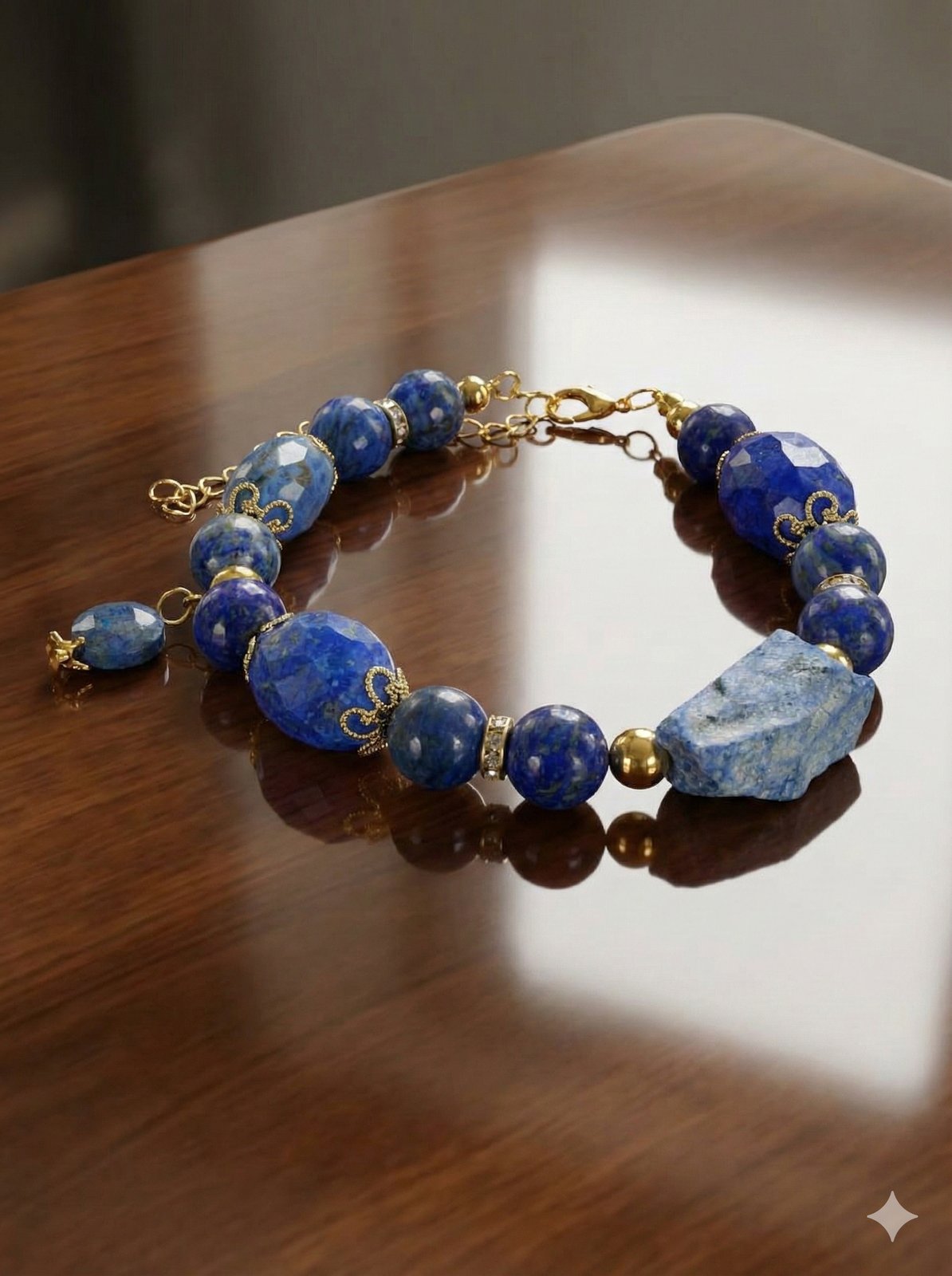 Браслет «Царская синь» — Лазурит