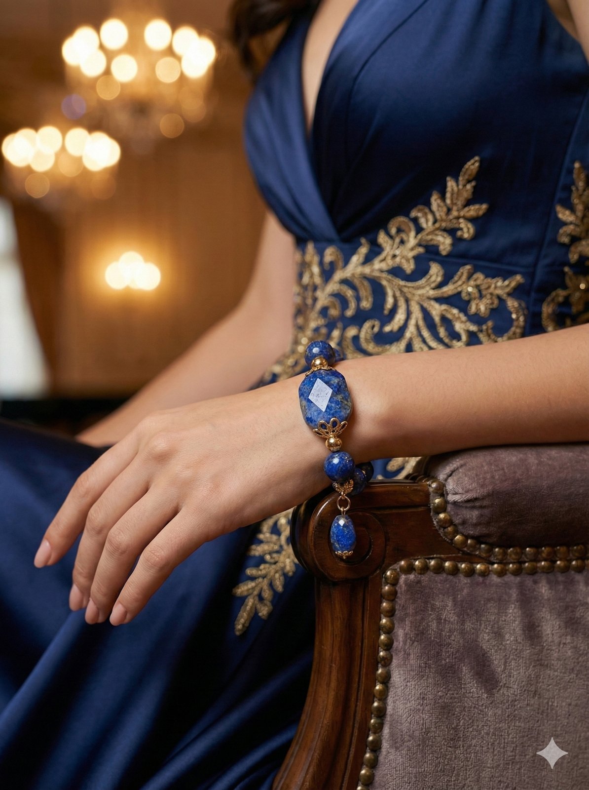 Браслет «Царская синь» — вид 4