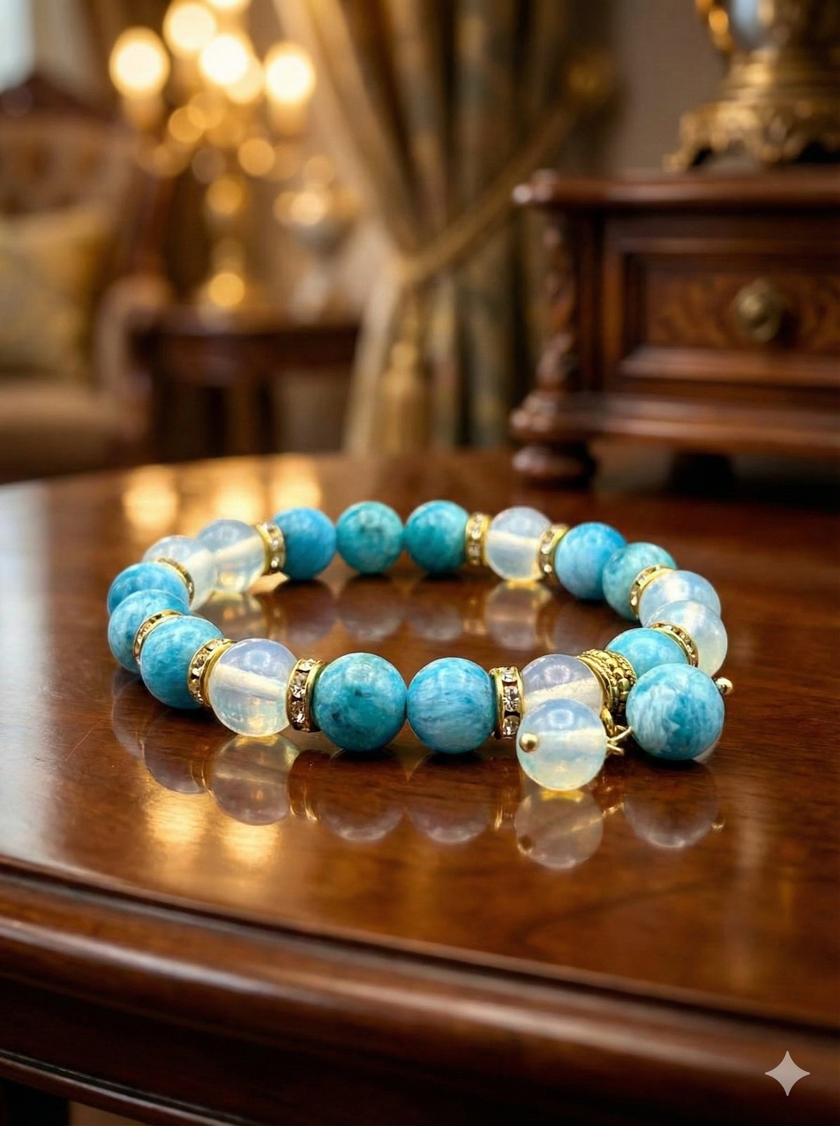 Браслет «Небесный Шёпот» — Лунный камень