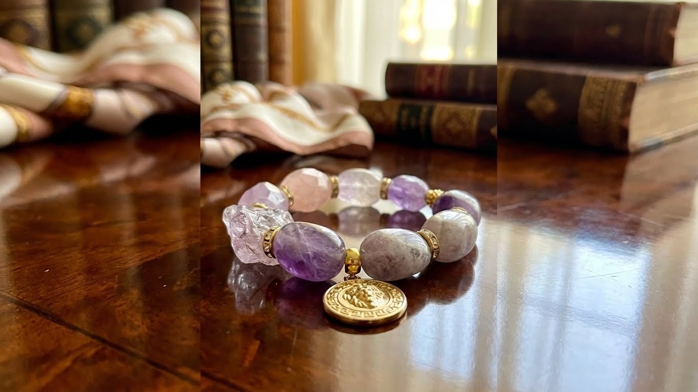 Браслет «Алхимия Души» — Аметист, Лабрадорит