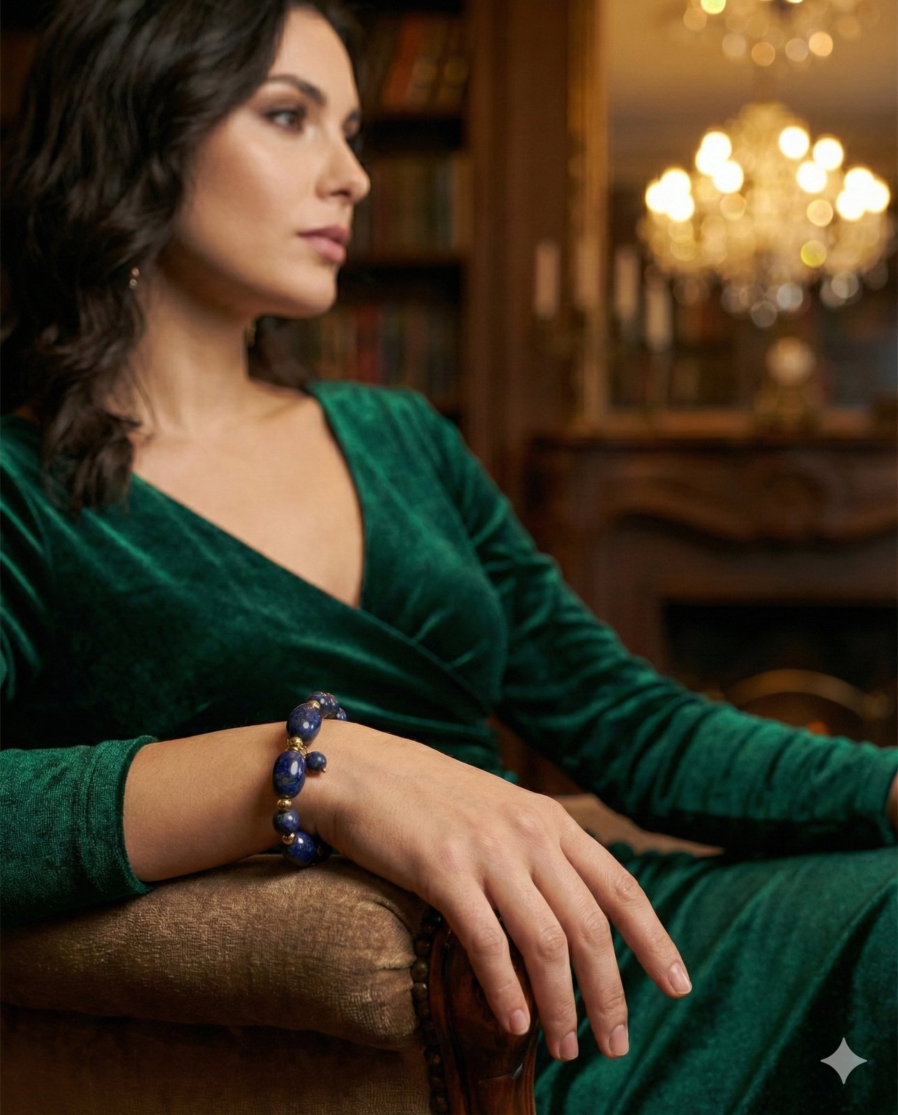 Браслет «Путь Победителя» — Чёрный агат