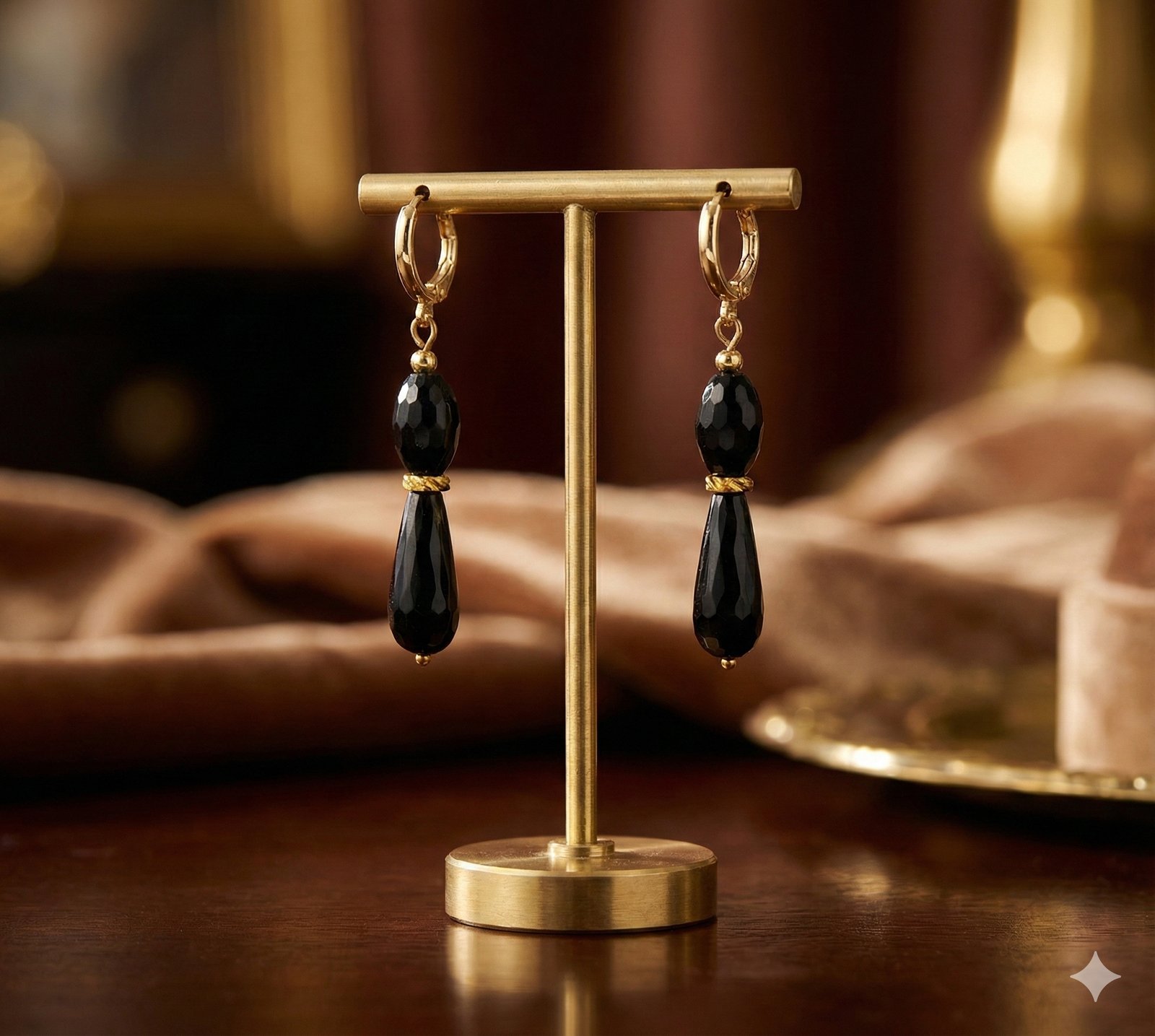 Серьги «Золотая Капля» — вид 3