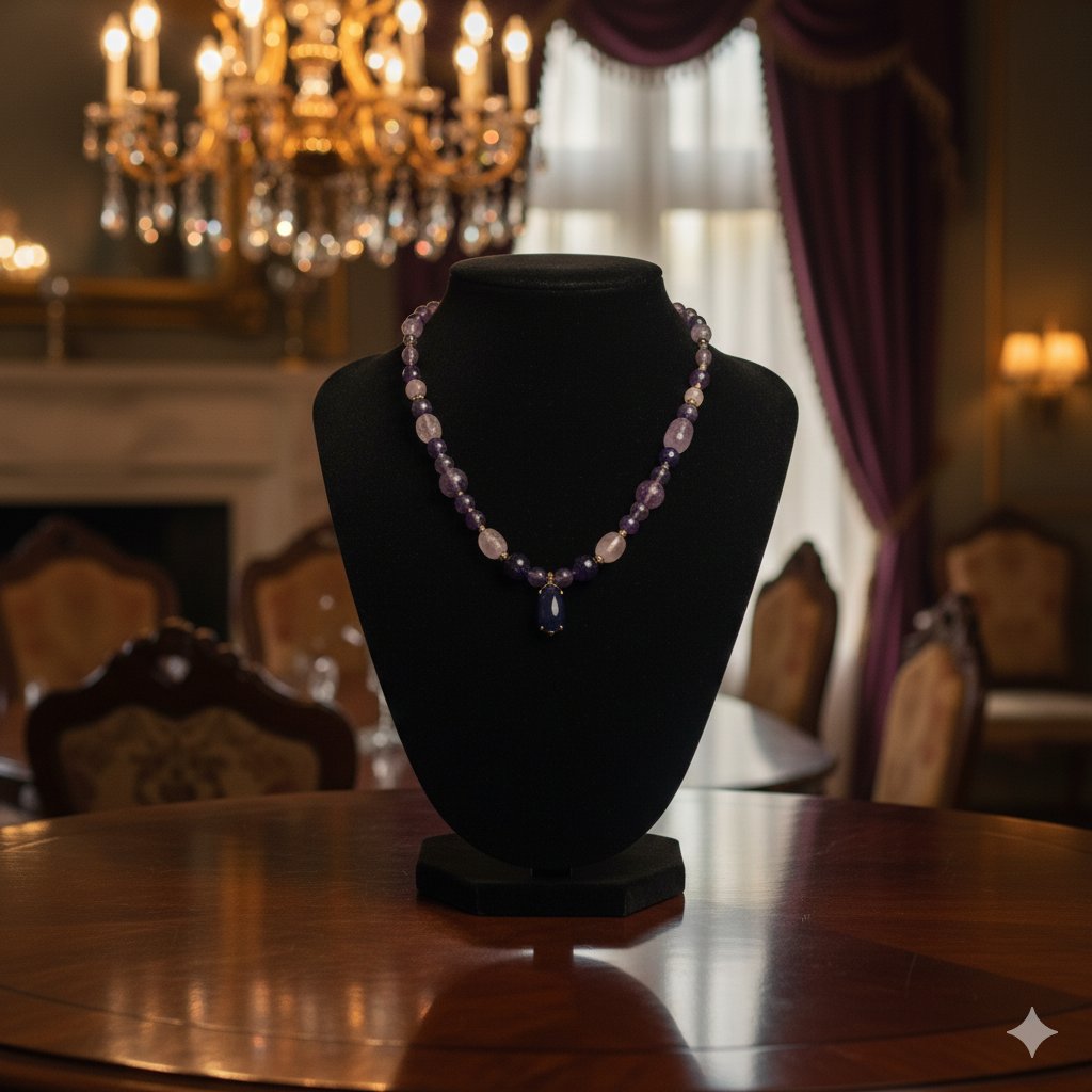 Ожерелье «Цветущий Аметист» — вид 3