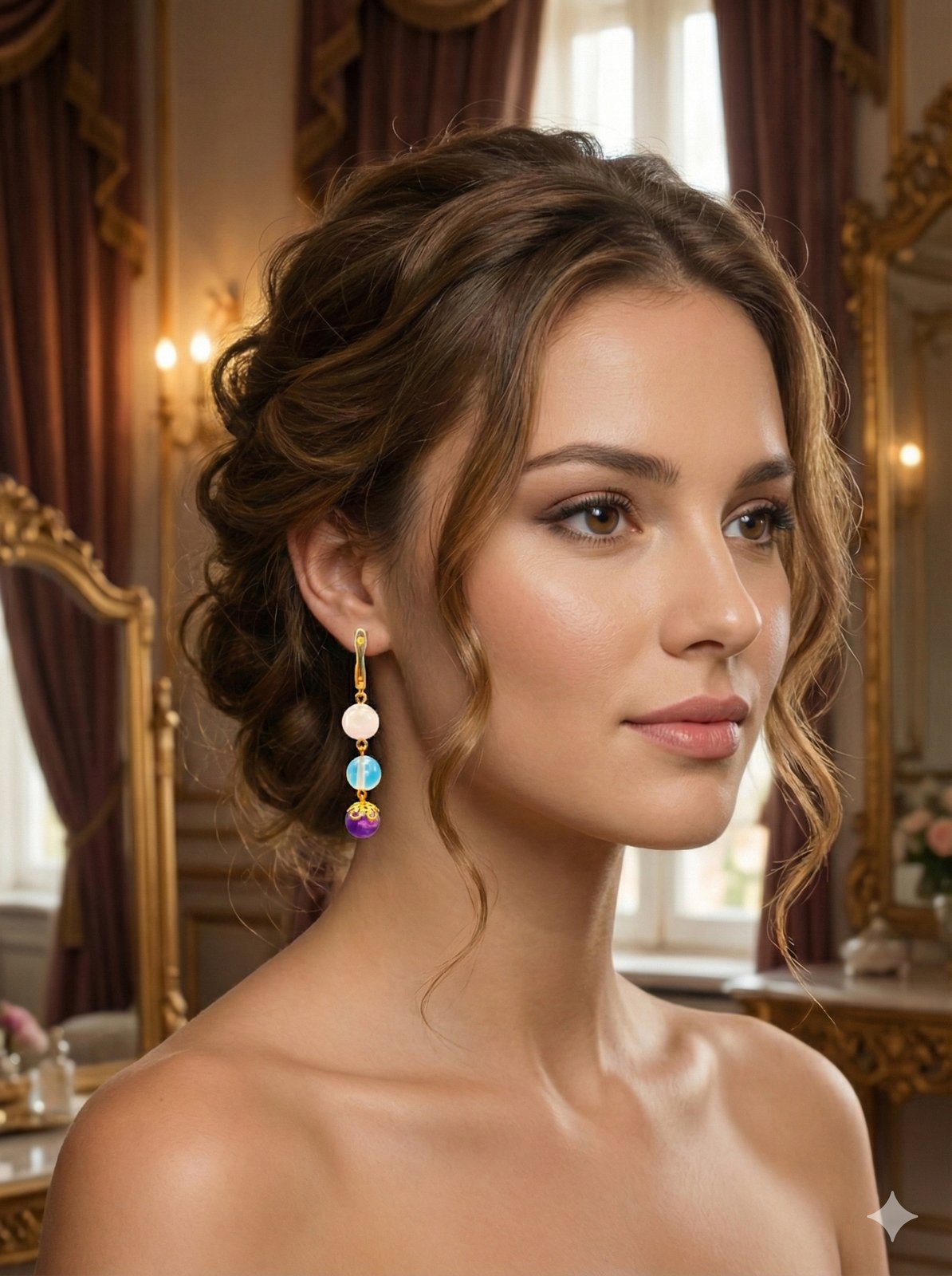 Серьги «Небесная Гармония» — вид 2