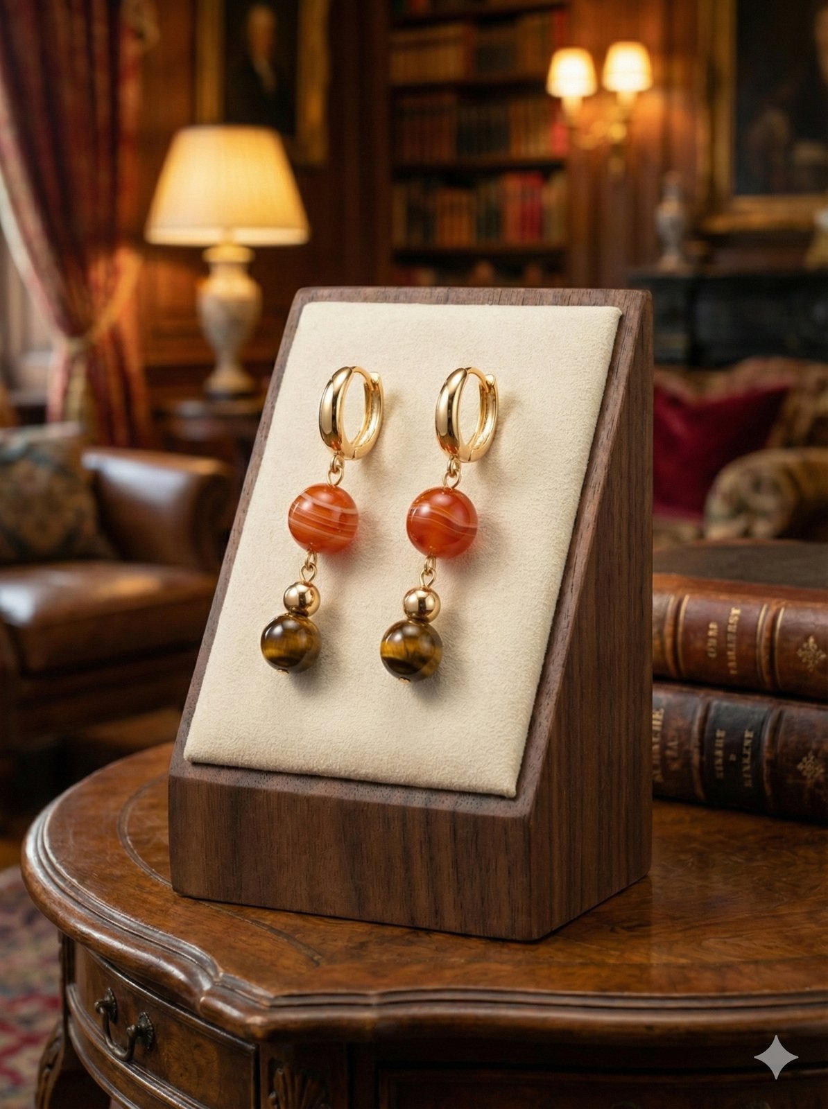 Серьги «Огненный Взгляд» — вид 3