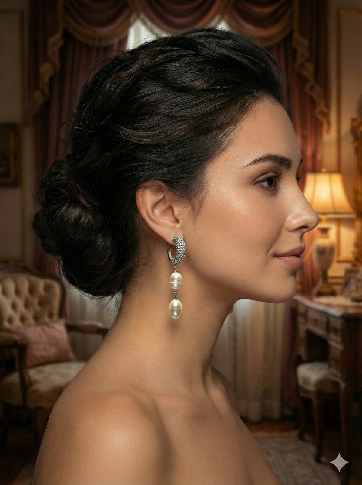 Серьги «Морская Элегантность» — вид 2