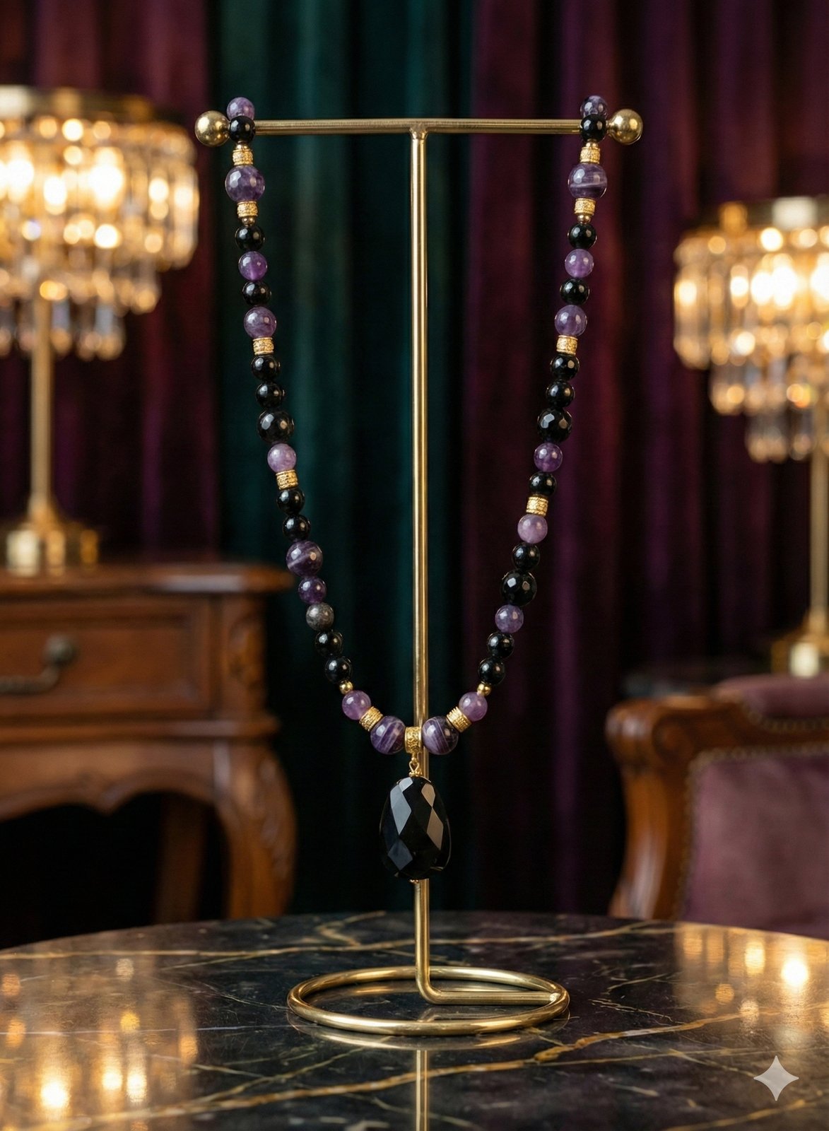 Ожерелье «Королевская Ночь» — вид 3