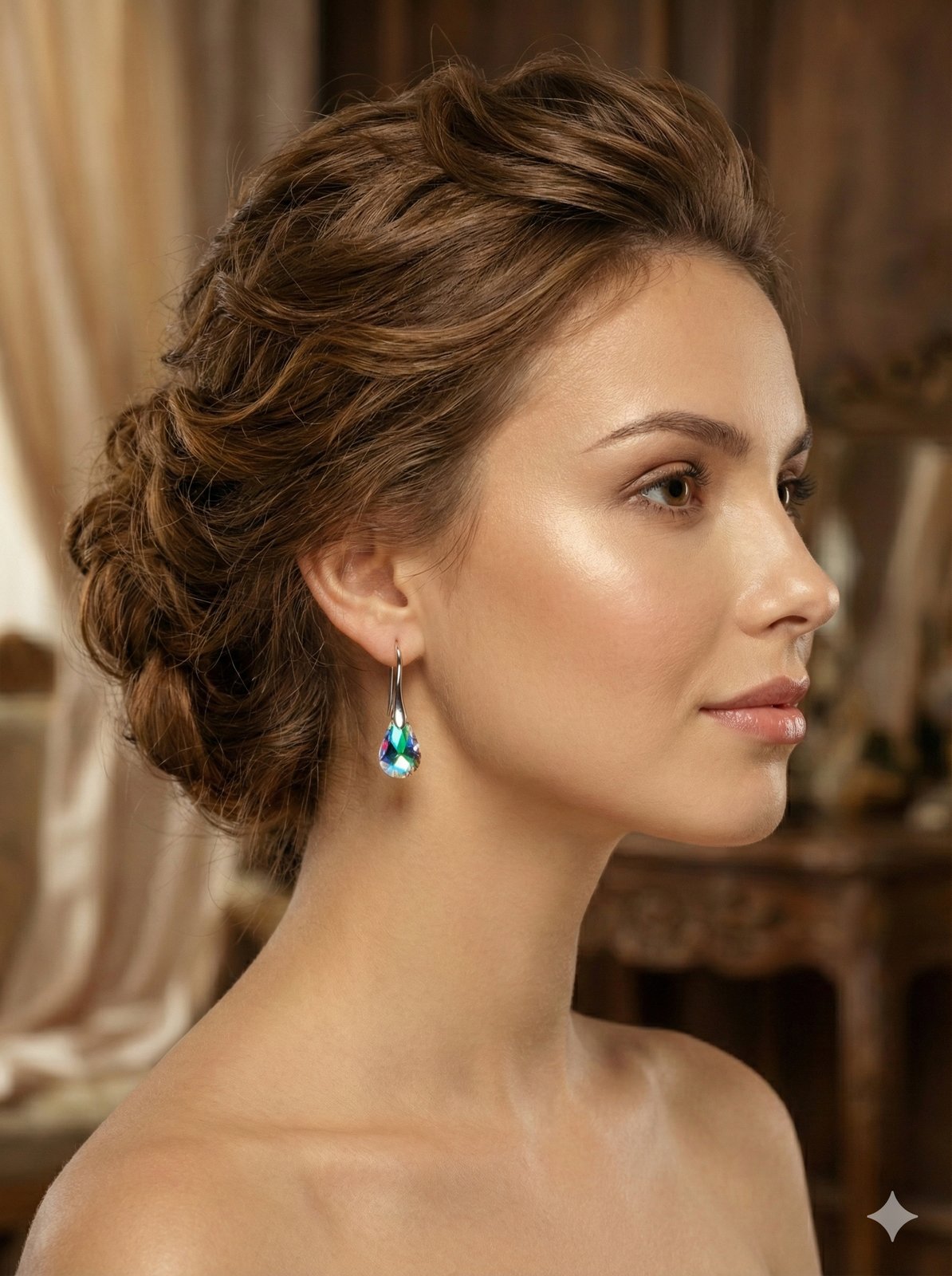 Серьги «Северное Сияние» — вид 2