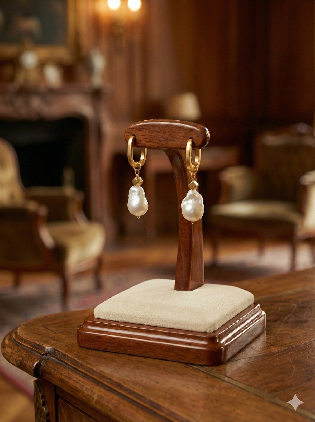 Серьги «Изящный Барокко» — вид 2