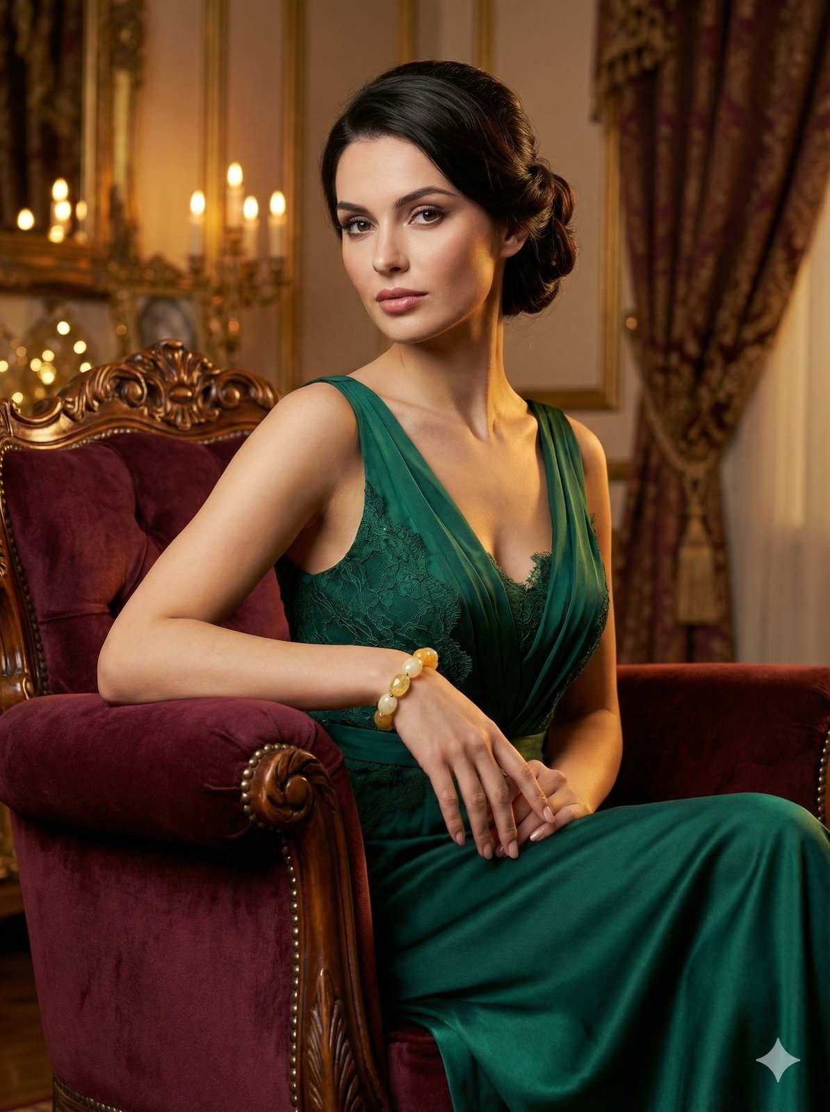 Браслет «Мандариновый Свет» — вид 2