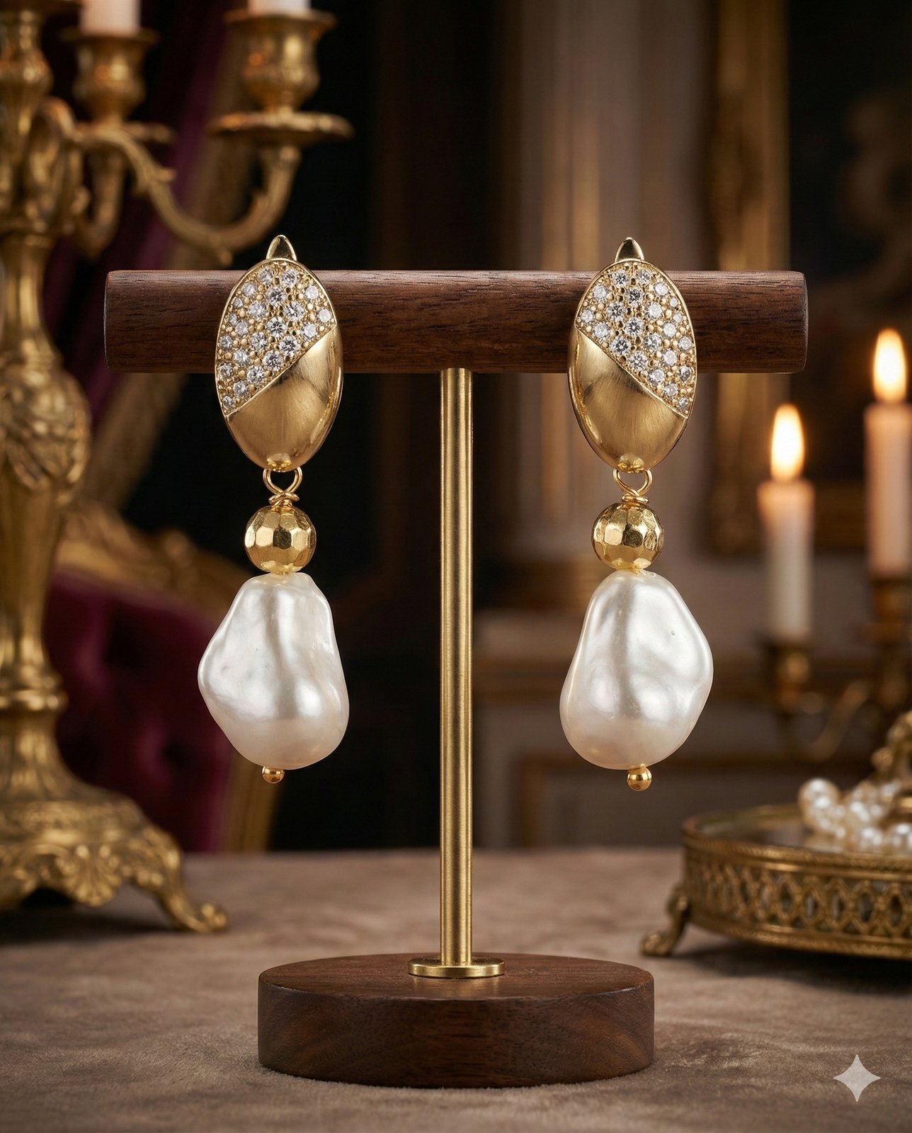 Серьги «Имперский Блеск» — вид 3