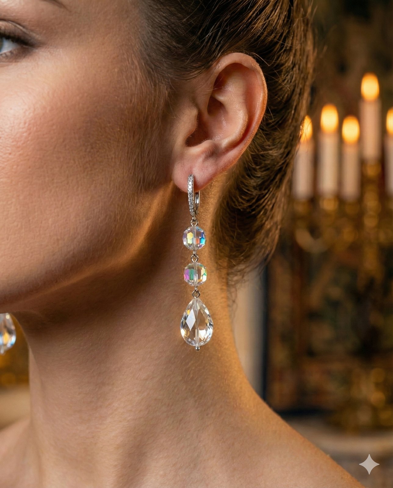 Серьги «Северное Сияние» — вид 2